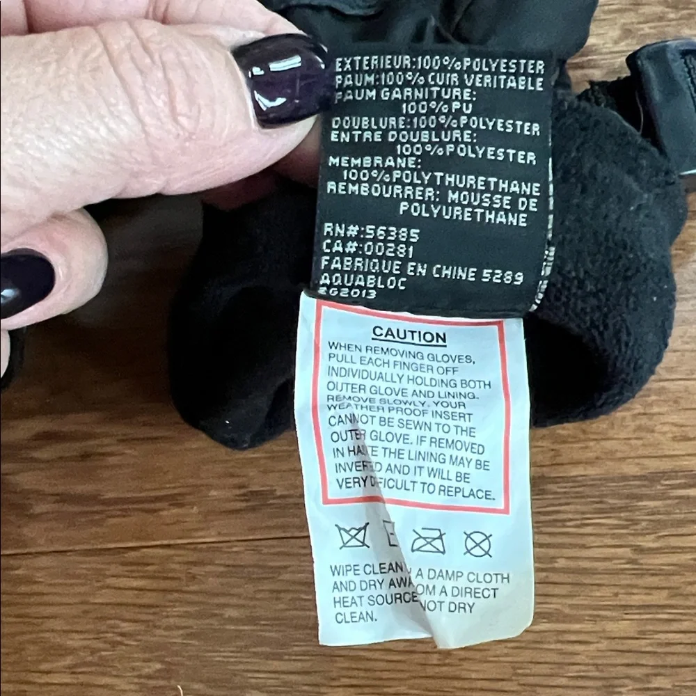 Gordini Black Kids Mittens